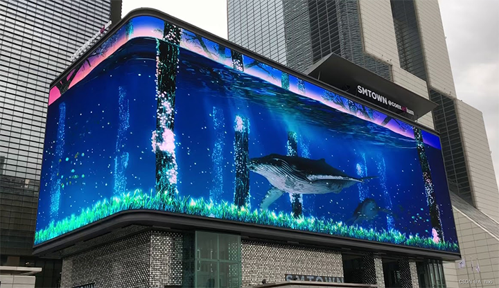 LED顯示屏形成3D特效的原理有哪些？ | 成都LED顯示屏