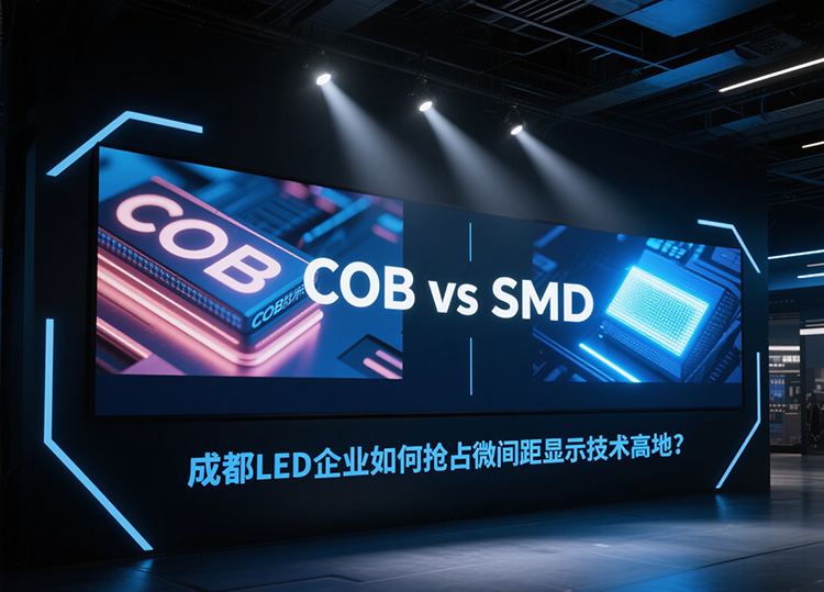 COB vs SMD：成都LED企業如何搶占微間距顯示技術高地？