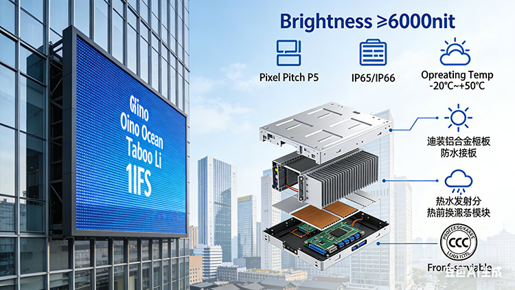 成都戶外全彩屏選購指南：像素、亮度、防護等級如何選？（2026最新標準）