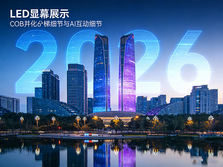 小間距已過時？2026成都LED顯示屏新趨勢：COB封裝+AI互動如何顛覆視覺體驗