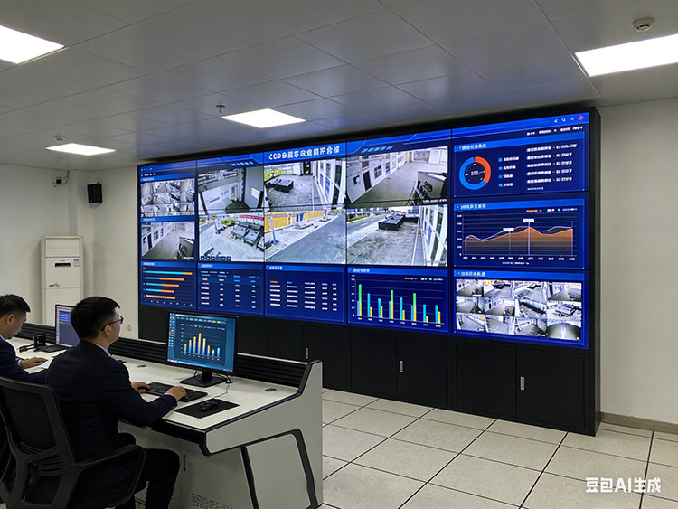 成都led顯示屏-成都高端應急指揮中心實景圖片